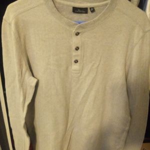 Heather Cream colored Marc Anthony Shirt